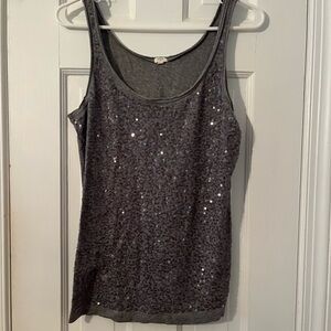 J Crew size M sequin front tank